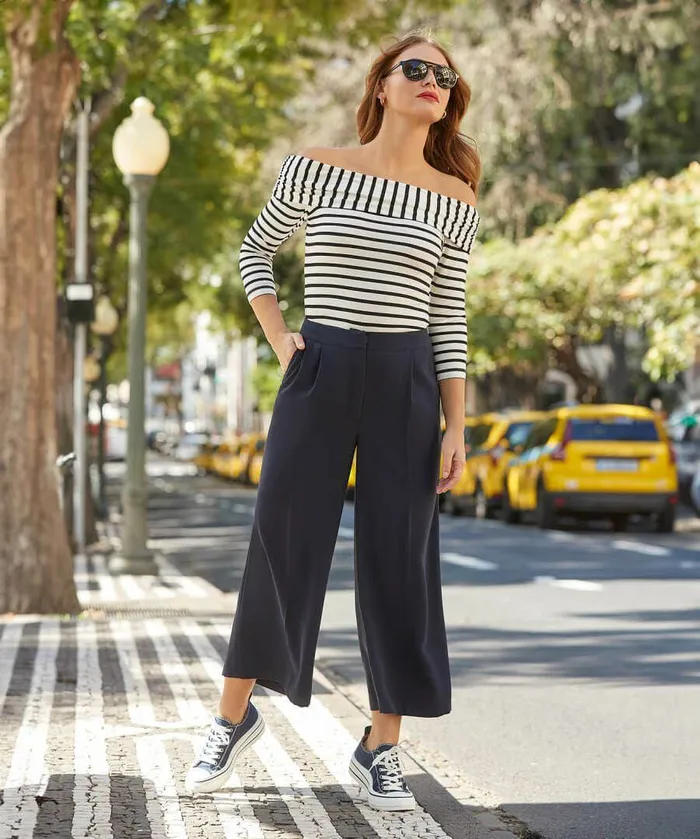 Women Joe Browns Stripe Bardot Jersey Top Multi Women Joe Browns Stripe Bardot Jersey Top Multi