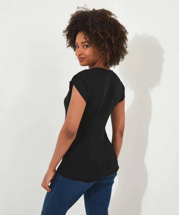Women Joe Browns Zip It Up Jersey Top Blackred Women Joe Browns Zip It Up Jersey Top Blackred
