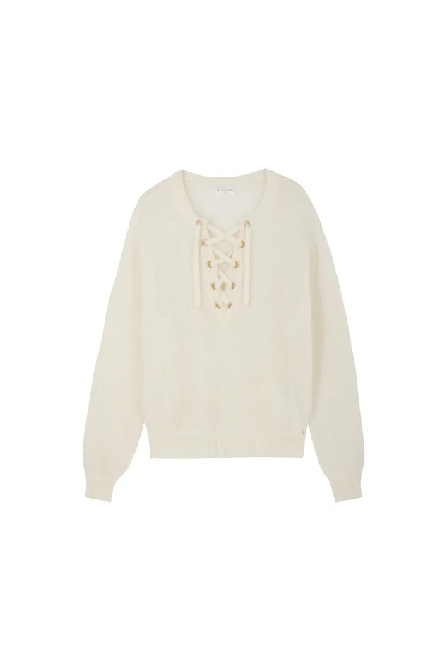 Women Jumper Buchette Ecru Pull Mohair cru Des Petits Hauts Jumpers and Cardigans