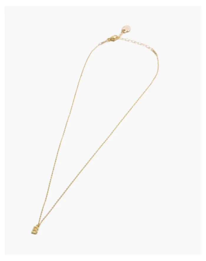 Women Katie Dean Jewelry Initial Necklace Letter B Madewell Necklaces Women Katie Dean Jewelry Initial Necklace Letter B Madewell Necklaces