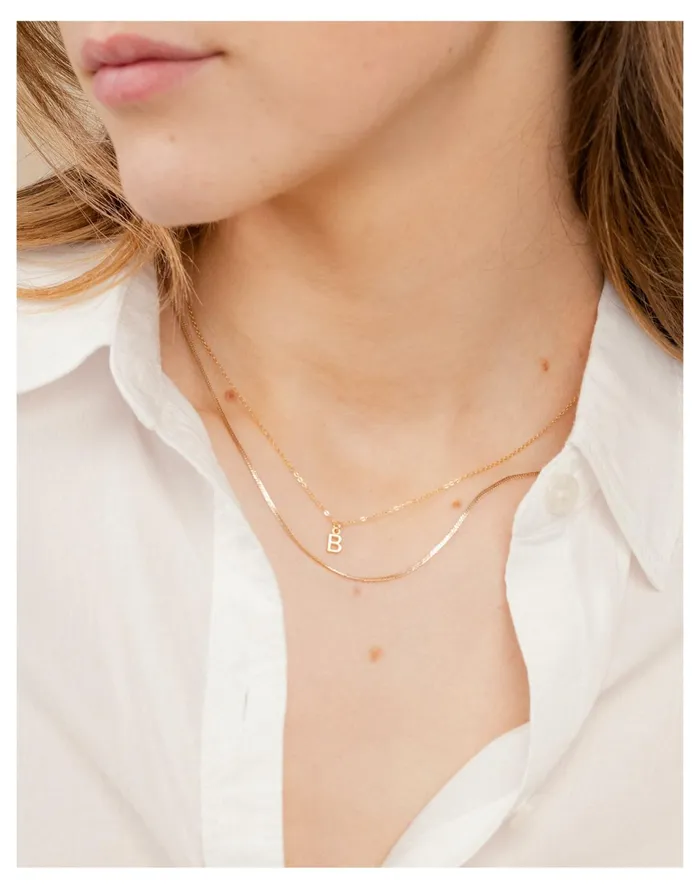 Women Katie Dean Jewelry Initial Necklace Letter B Madewell Necklaces Women Katie Dean Jewelry Initial Necklace Letter B Madewell Necklaces
