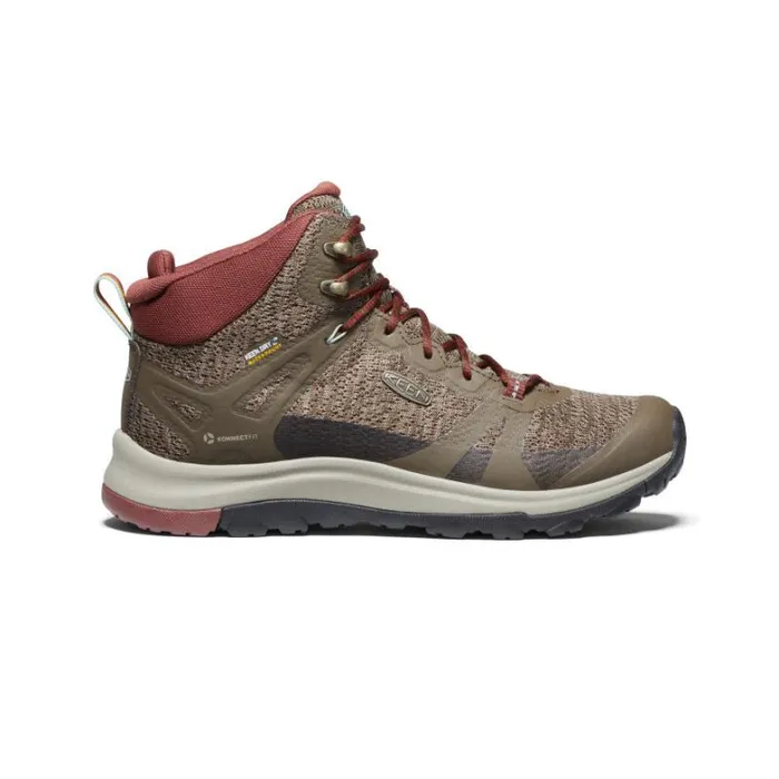 Women KEEN Boots Brown Hiking Boots 8211 Terradora II Mid WP