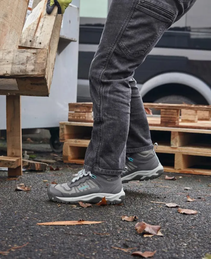 Women KEEN Boots Grey Work Boots 8211 Reno Mid KBF WP Women KEEN Boots Grey Work Boots 8211 Reno Mid KBF WP