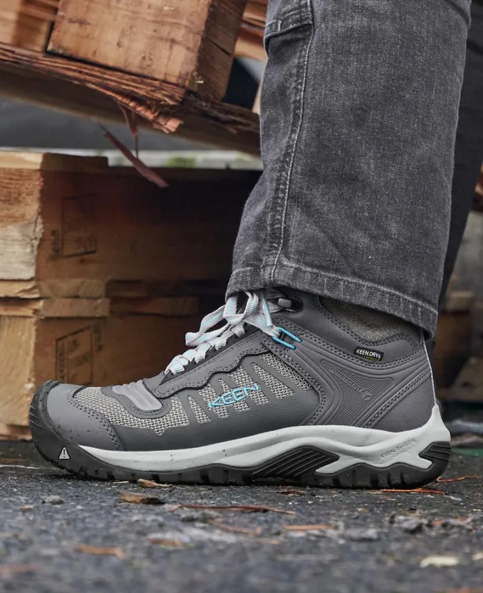 Women KEEN Boots Grey Work Boots 8211 Reno Mid KBF WP Women KEEN Boots Grey Work Boots 8211 Reno Mid KBF WP