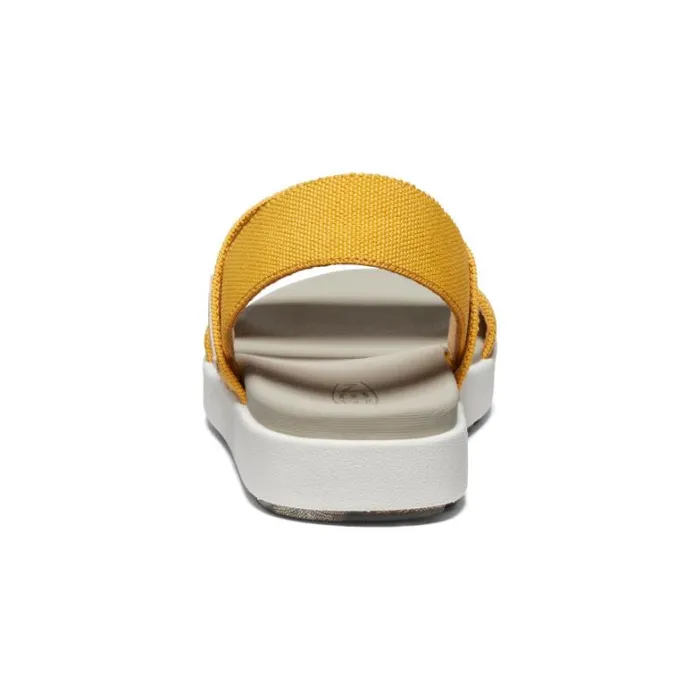 Women KEEN Casual Elle Backstrap Golden YellowStar White Sandal Women KEEN Casual Elle Backstrap Golden YellowStar White Sandal