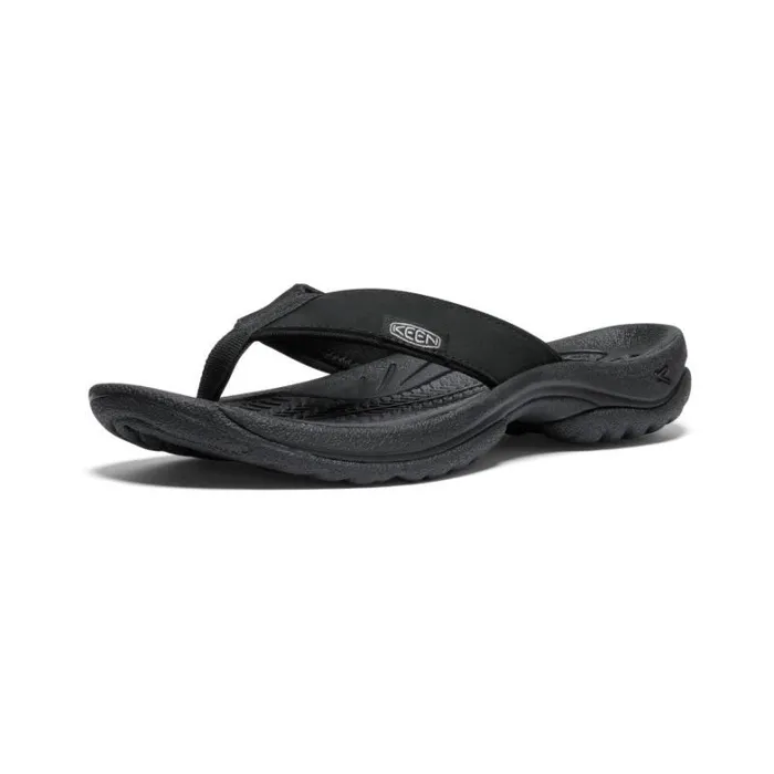 Women KEEN Casual Kona Flip BlackVapor Leather FlipFlop Women KEEN Casual Kona Flip BlackVapor Leather FlipFlop