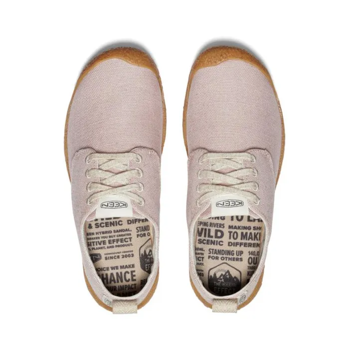 Women KEEN Casual Light Pink Shoes 8211 Mosey Derby Canvas Women KEEN Casual Light Pink Shoes 8211 Mosey Derby Canvas