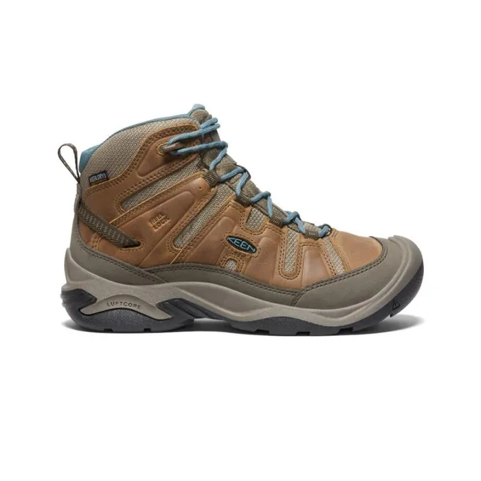 Women KEEN Hike Circadia Waterproof Boot Toasted CoconutNorth Atlantic