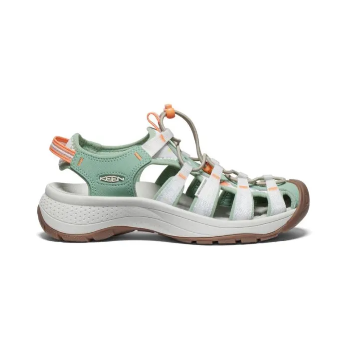 Women KEEN Sandals Astoria West Sandal TerrazzoGranite Green Closed Toe Sandal