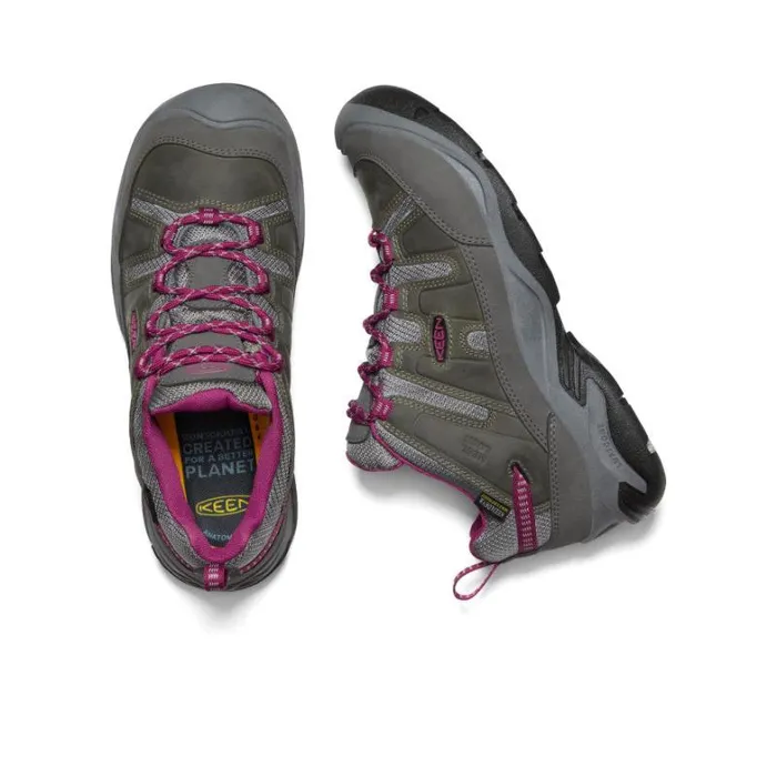 Women KEEN Shoes Circadia Waterproof Shoe Steel GreyBoysenberry Women KEEN Shoes Circadia Waterproof Shoe Steel GreyBoysenberry