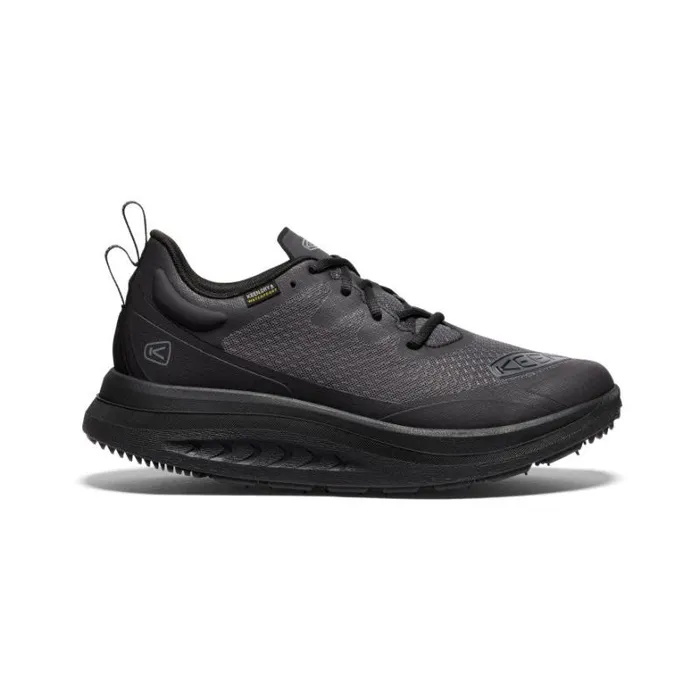 Women KEEN Shoes WK400 Waterproof Black Walking Shoe