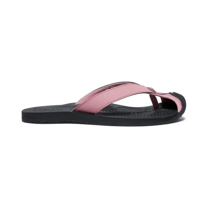Women KEEN SlipOns Barbados Nostalgia RoseBrindle Leather FlipFlop