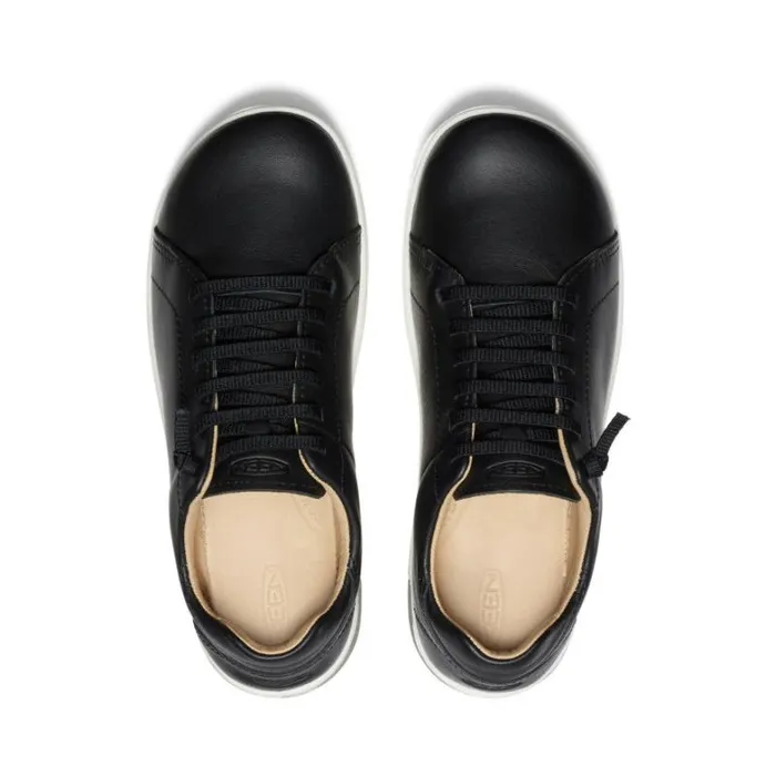 Women KEEN SlipOns Black Leather Sneakers 8211 KNX Lace Women KEEN SlipOns Black Leather Sneakers 8211 KNX Lace
