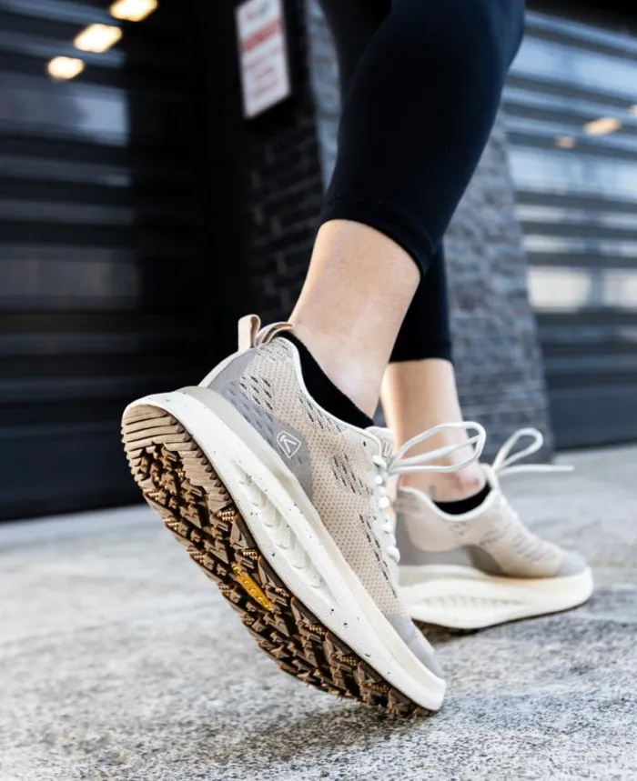 Women KEEN Walk WK400 Plaza TaupeBirch Leather Walking Shoe Women KEEN Walk WK400 Plaza TaupeBirch Leather Walking Shoe
