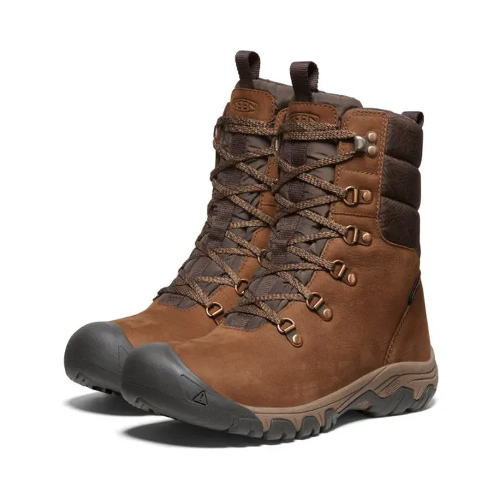 Women KEEN Winter Greta Boot Waterproof Brown Leather Performance Boot Women KEEN Winter Greta Boot Waterproof Brown Leather Performance Boot