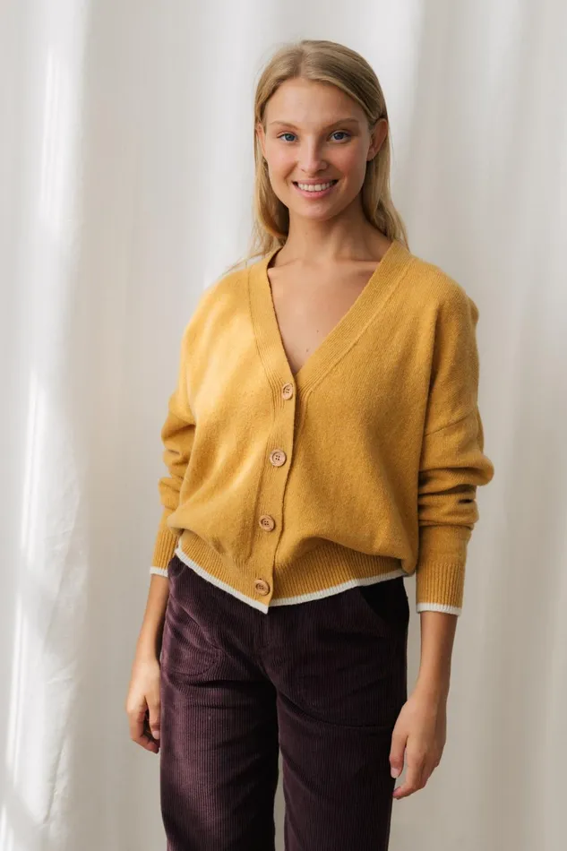 Women Knits Women 8211 Belfast 8211 Soft Mustard TWOTHIRDS Knits