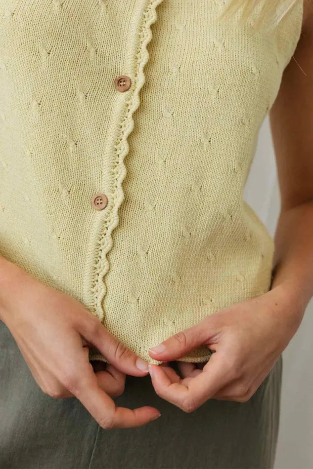 Women Knits Women 8211 Froson 8211 Yellow TWOTHIRDS Knits