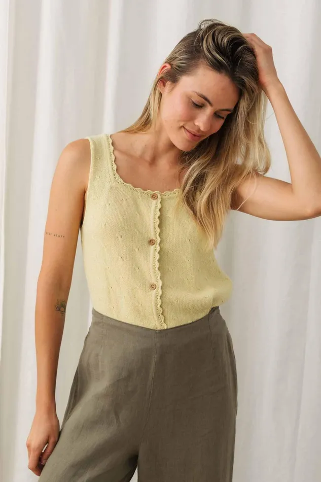 Women Knits Women 8211 Froson 8211 Yellow TWOTHIRDS Knits