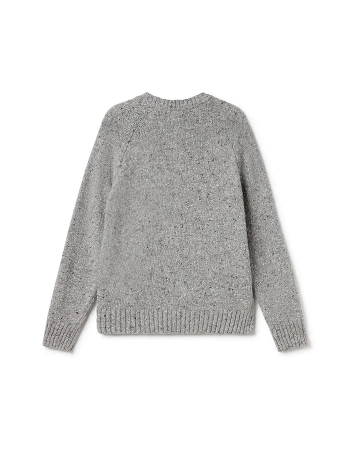 Women Knits Women 8211 Kalymnos 8211 Grey Multicolour Neps TWOTHIRDS Knits