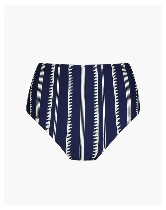 Women Lemlem Nunu High Waist Bottom Navy Madewell Swim Women Lemlem Nunu High Waist Bottom Navy Madewell Swim