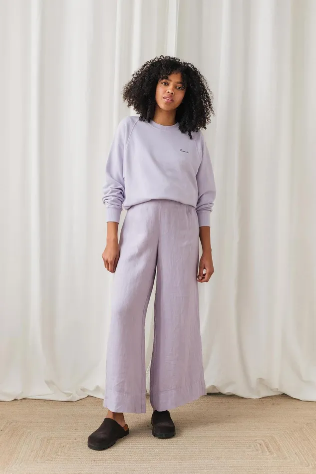 Women Leskov 8211 Light Purple TWOTHIRDS Sweatshirts