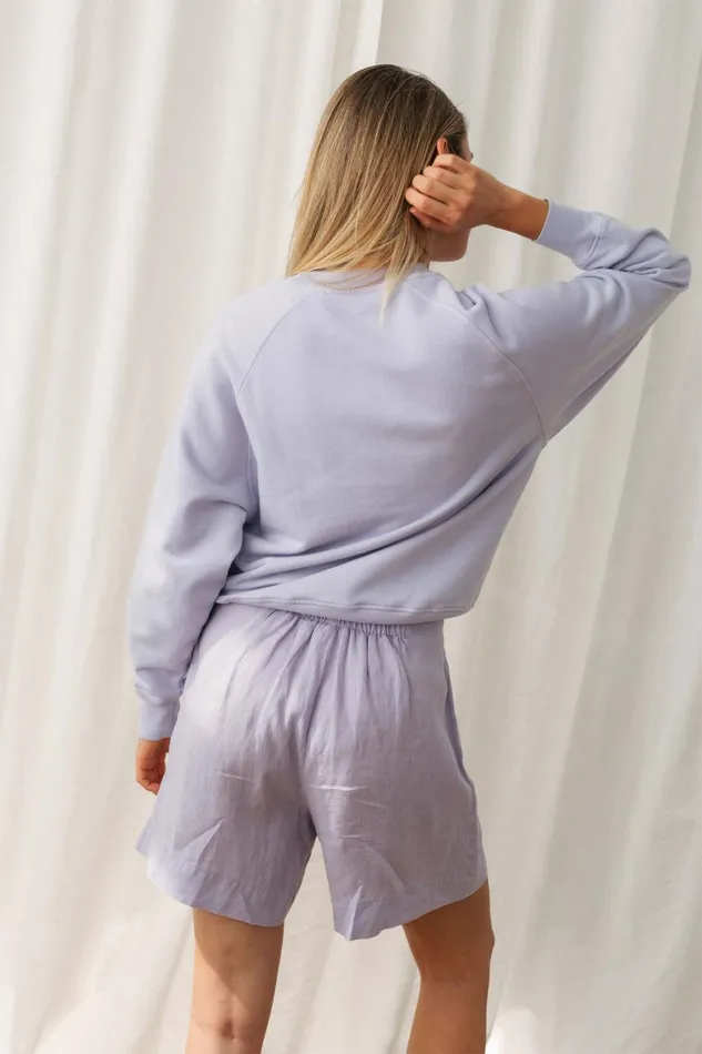 Women Leskov 8211 Light Purple TWOTHIRDS Sweatshirts