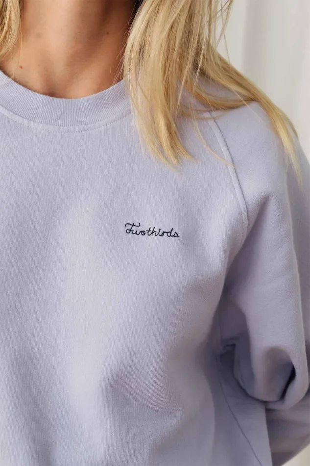 Women Leskov 8211 Light Purple TWOTHIRDS Sweatshirts