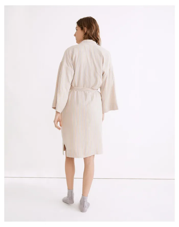 Women Lightestspun Robe Distant Lavender Madewell Pajamas Women Lightestspun Robe Distant Lavender Madewell Pajamas