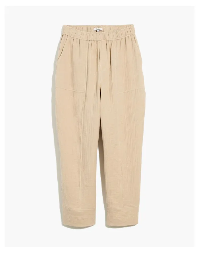 Women Lightspun Pull On Balloon Pants Dried Flax Madewell Pants Women Lightspun Pull On Balloon Pants Dried Flax Madewell Pants