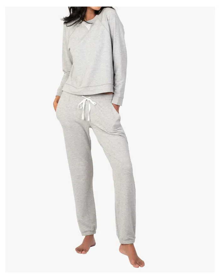 Women LIVELY The Terry Soft Jogger Grey Madewell Pajamas Women LIVELY The Terry Soft Jogger Grey Madewell Pajamas