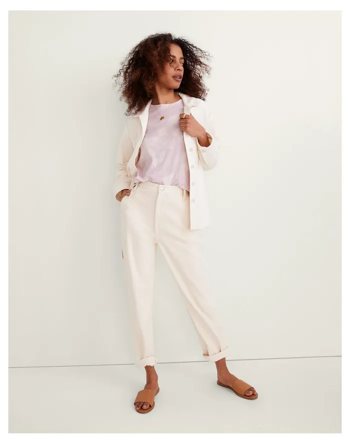 Women Lo Fi Shrunken Tee Faded Mauve Madewell Tees