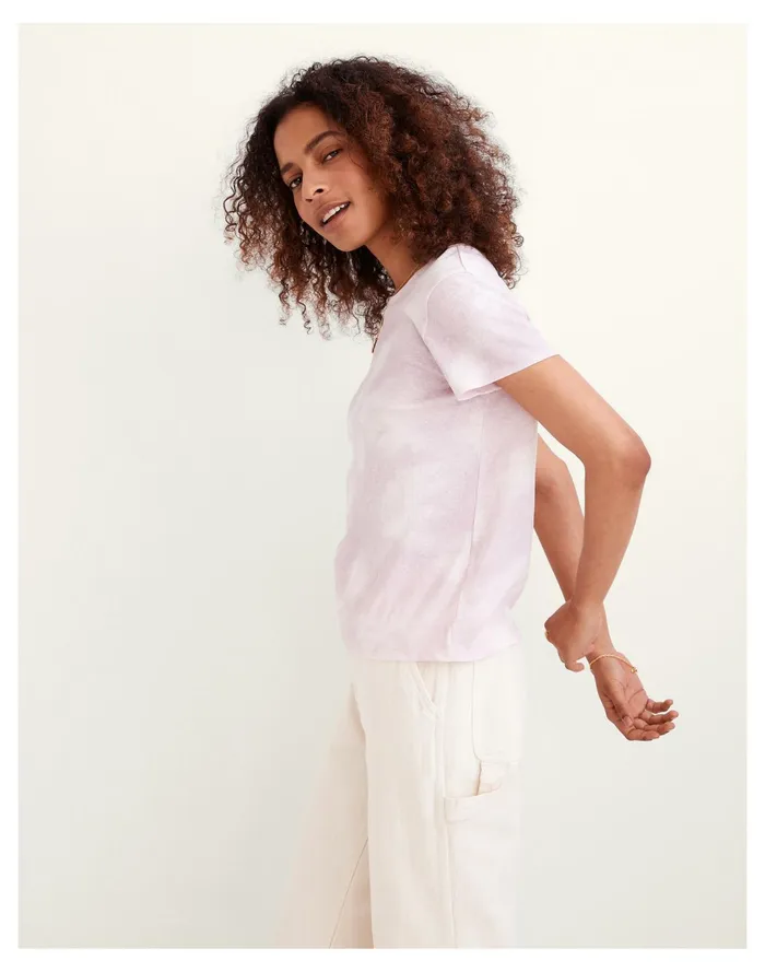 Women Lo Fi Shrunken Tee Faded Mauve Madewell Tees Women Lo Fi Shrunken Tee Faded Mauve Madewell Tees