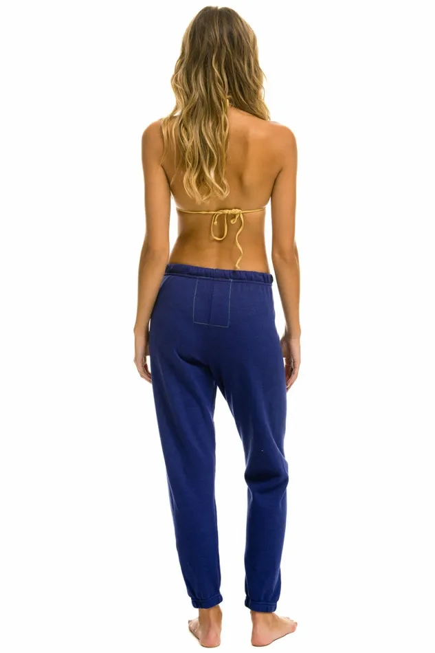 Women LOGO SWEATPANTS 8211 PURPLE Aviator Nation Sweatpants Women LOGO SWEATPANTS 8211 PURPLE Aviator Nation Sweatpants