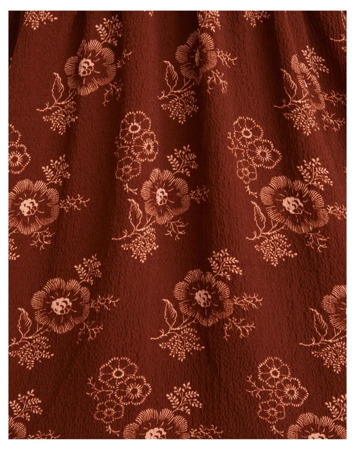 Women Lucie V Neck Smocked Mini Dress In Letterpress Floral Stained Mahogany Madewell Dresses Women Lucie V Neck Smocked Mini Dress In Letterpress Floral Stained Mahogany Madewell Dresses