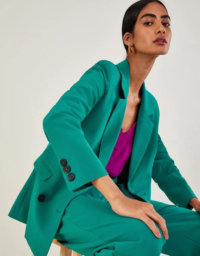Women Madelyn Double Breasted Jacket Green Monsoon Jackets
