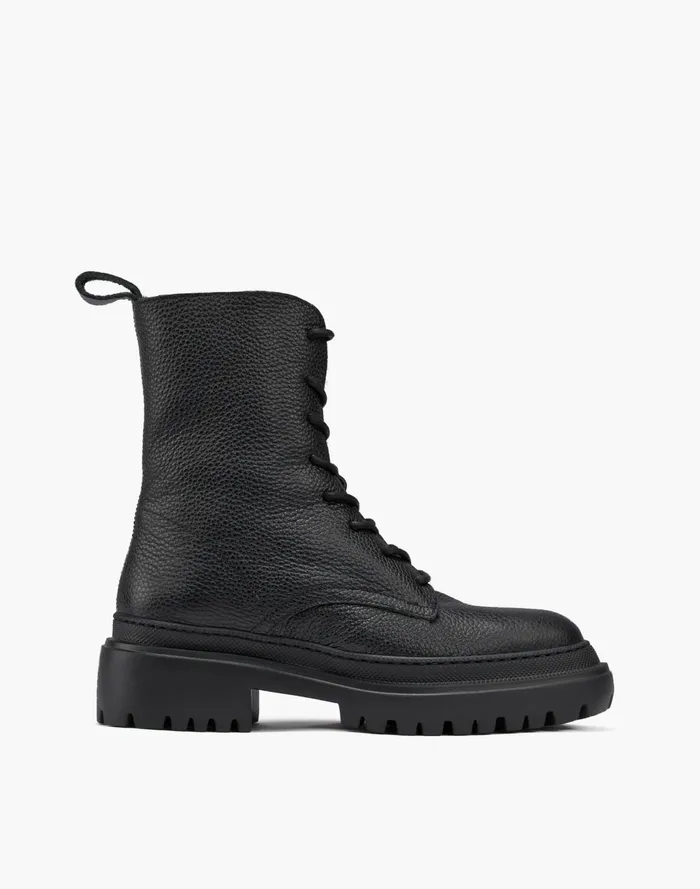 Women Maguire Shearling Lined Leather Bellagio Lace Up Boots Black Madewell Boots Women Maguire Shearling Lined Leather Bellagio Lace Up Boots Black Madewell Boots