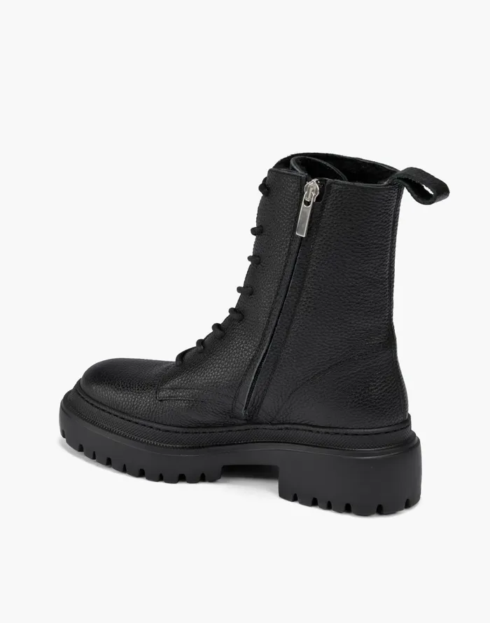 Women Maguire Shearling Lined Leather Bellagio Lace Up Boots Black Madewell Boots Women Maguire Shearling Lined Leather Bellagio Lace Up Boots Black Madewell Boots