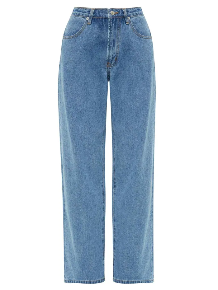 Women Marle 8211 Wide Leg Jean In Vintage Blue The UNDONE Denim