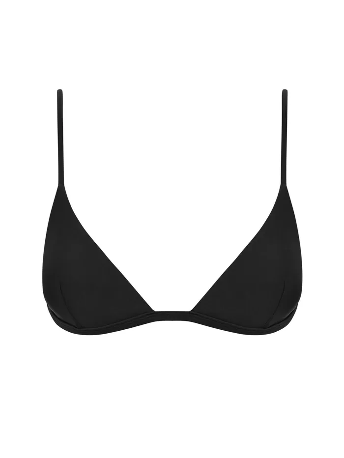 Women Matteau Swim 8211 Petite Triangle Bikini Top In Black The UNDONE Swimwear