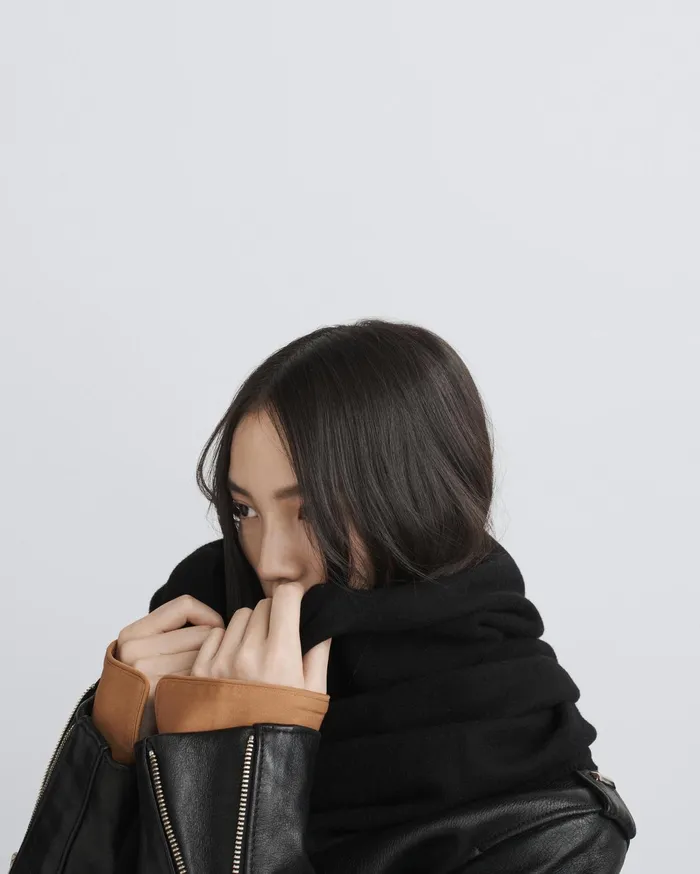 WomenMen Rag and Bone Scarves and Ponchos Addison Scarf Black WomenMen Rag and Bone Scarves and Ponchos Addison Scarf Black