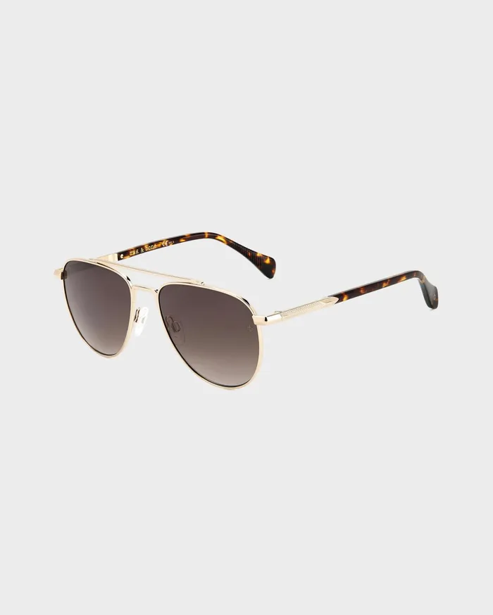 WomenMen Rag and Bone Sunglasses Gold Brown Lana Aviator Sunglasses Rag and Bone Gold Brown Lana Aviator Sunglasses