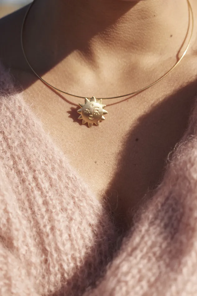 Women Muses Or Necklace Des Petits Hauts Jewellery Dph X Feeka