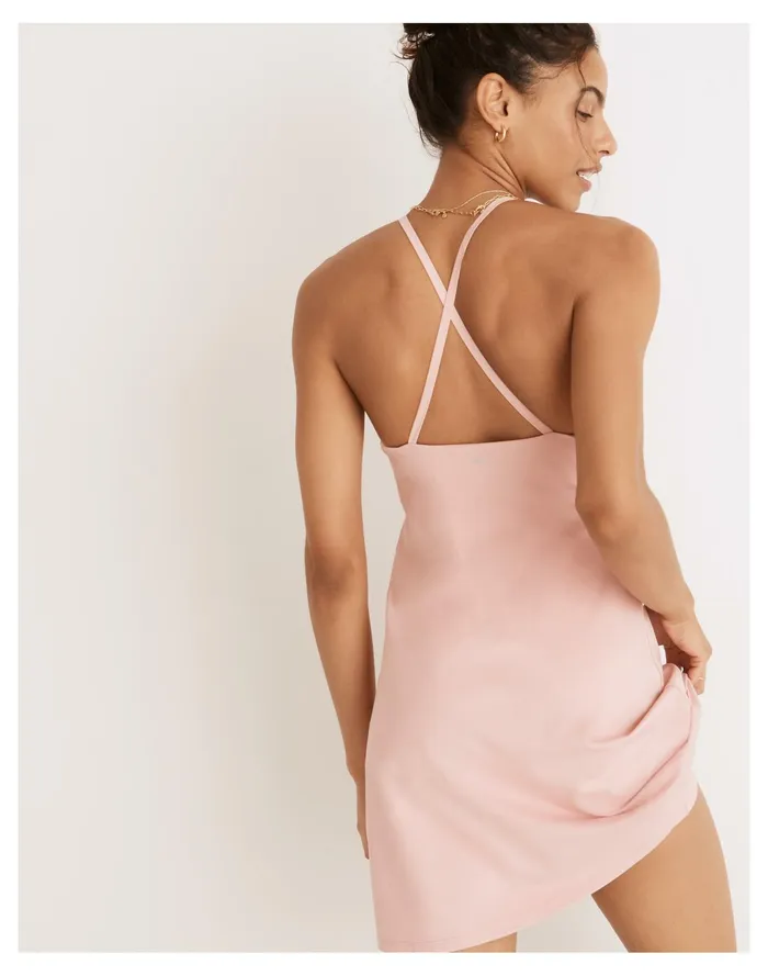 Women MWL Flex Fitness Dress Pink Icing Madewell Activewear Women MWL Flex Fitness Dress Pink Icing Madewell Activewear