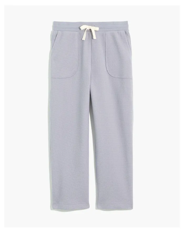 Women MWL Textured Waffle Straight Sweatpants Faded Lavender Madewell MWL Athleisure Women MWL Textured Waffle Straight Sweatpants Faded Lavender Madewell MWL Athleisure