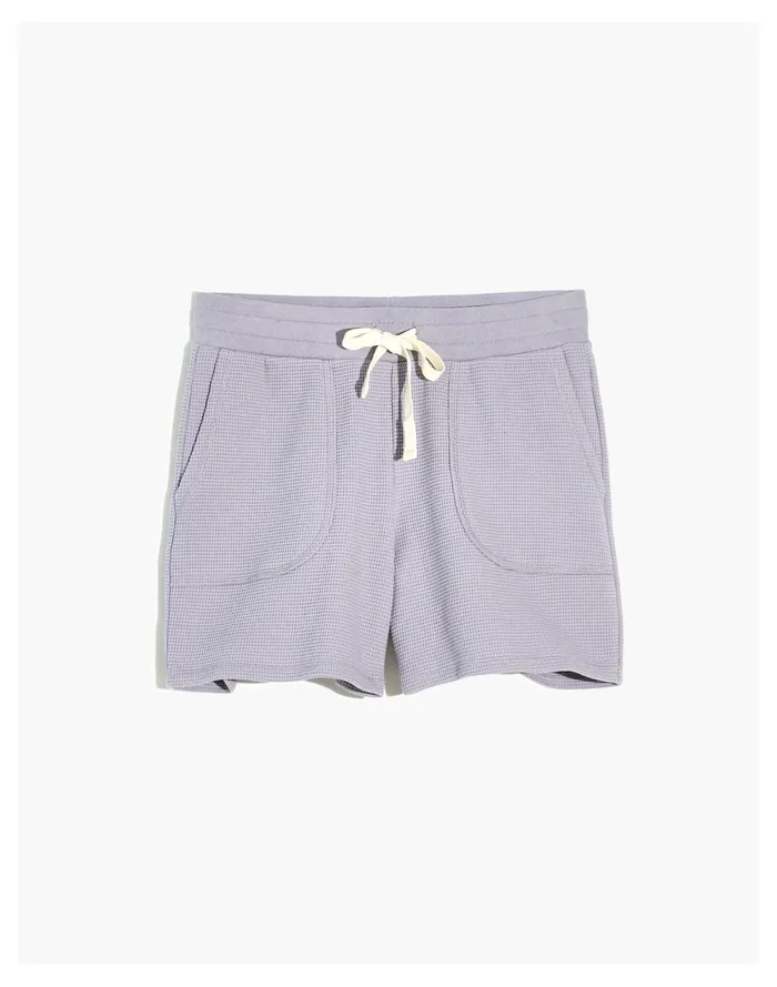 Women MWL Textured Waffle Sweatshorts Faded Lavender Madewell MWL Athleisure Women MWL Textured Waffle Sweatshorts Faded Lavender Madewell MWL Athleisure