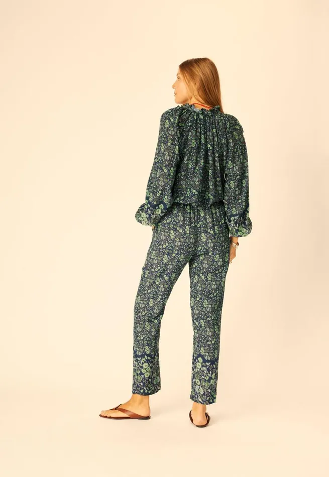 Women Natalie Martin Bottoms Bianca Pant Petite Fleur Marine
