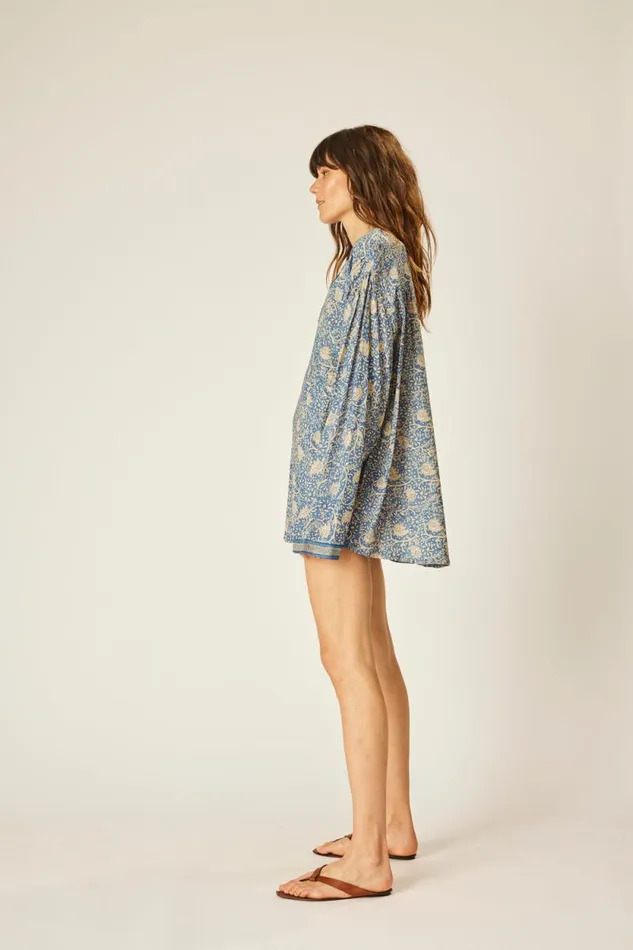 Women Natalie Martin Coverups Ryan Shirt Water Lily Blue