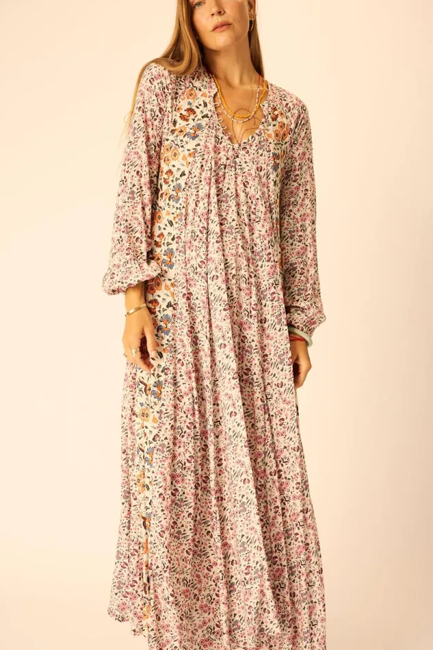 Women Natalie Martin Dresses Fiore Maxi Petite Fleur Rose