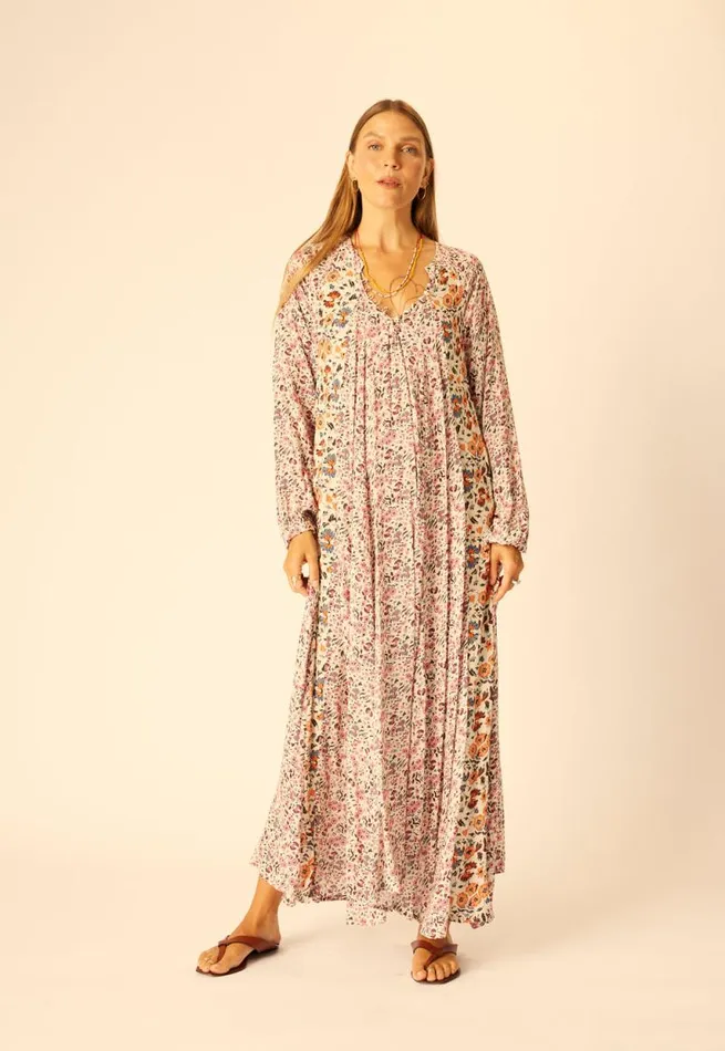 Women Natalie Martin Dresses Fiore Maxi Petite Fleur Rose
