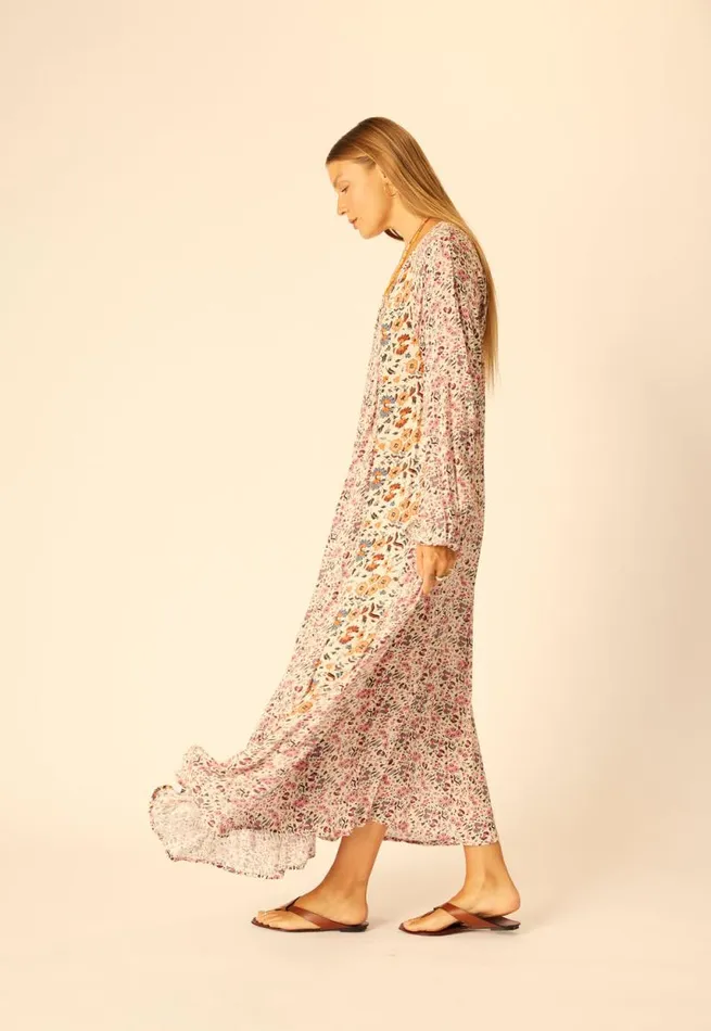 Women Natalie Martin Dresses Fiore Maxi Petite Fleur Rose